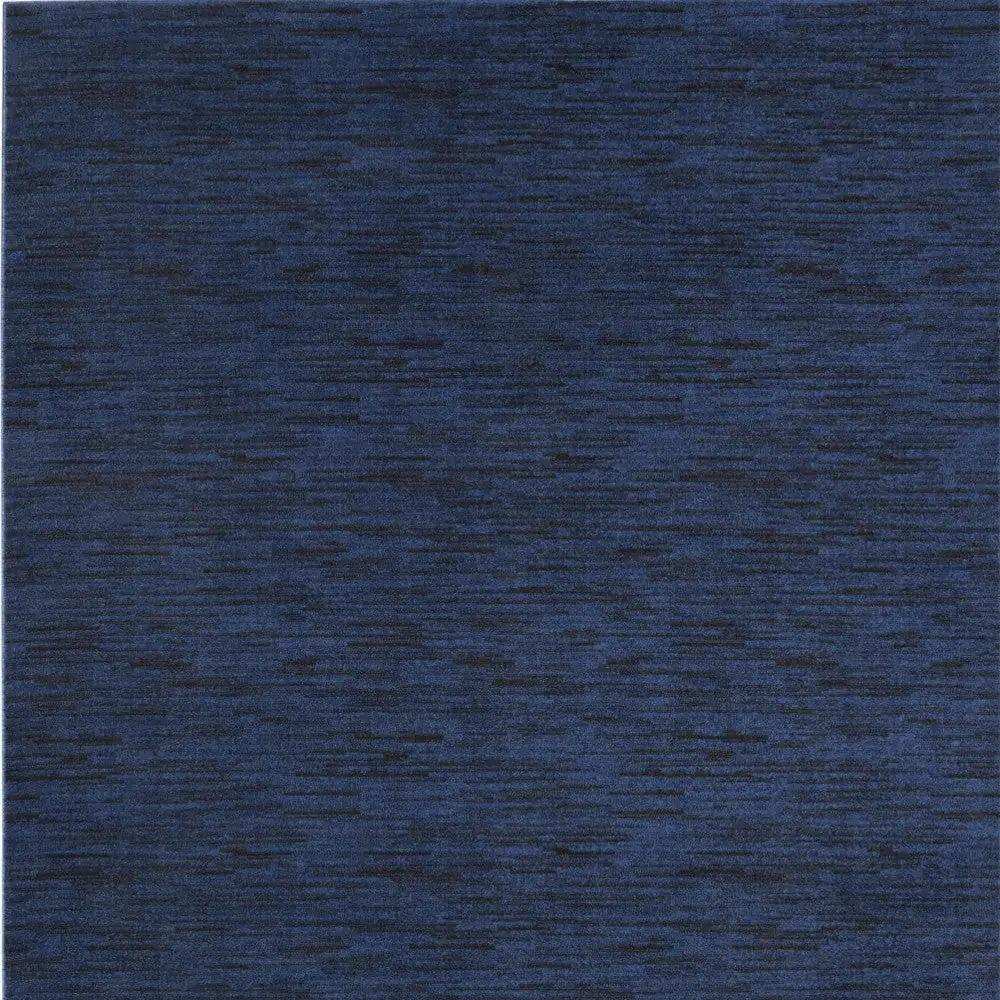 7' X 10' Midnight Blue Indoor Outdoor Area Rug - Homeroots - Flyclothing LLC