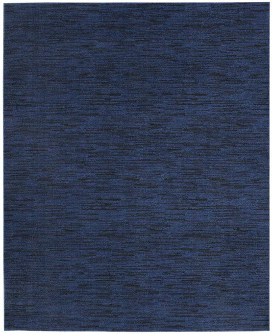 7' X 10' Midnight Blue Indoor Outdoor Area Rug - Homeroots - Flyclothing LLC