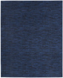 7' X 10' Midnight Blue Indoor Outdoor Area Rug - Homeroots
