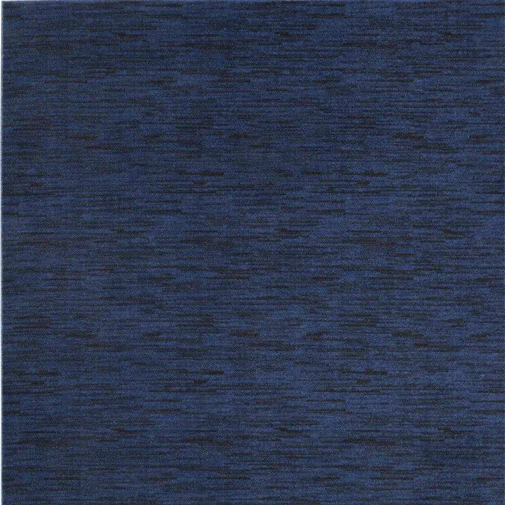 7' X 10' Midnight Blue Indoor Outdoor Area Rug - Homeroots - Flyclothing LLC
