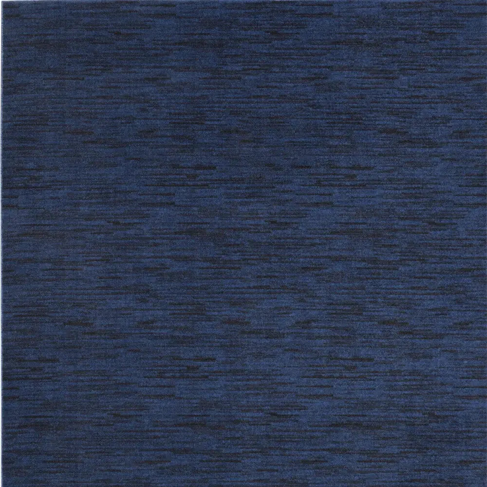 8' X 10' Midnight Blue Stain Resistant Indoor Outdoor Area Rug - Homeroots - Flyclothing LLC