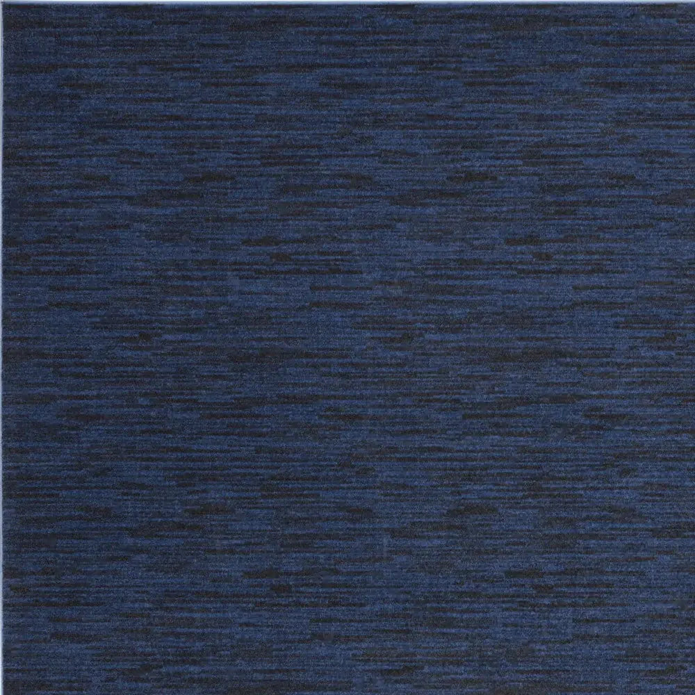 9' Midnight Blue Square Stain Resistant Indoor Outdoor Area Rug - Homeroots - Flyclothing LLC