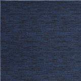 9' Midnight Blue Square Stain Resistant Indoor Outdoor Area Rug - Homeroots