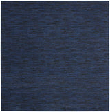 9' Midnight Blue Square Stain Resistant Indoor Outdoor Area Rug - Homeroots - Flyclothing LLC