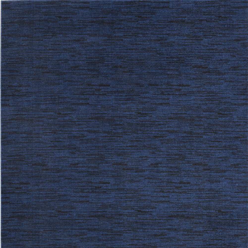 9' X 12' Midnight Blue Stain Resistant Indoor Outdoor Area Rug - Homeroots - Flyclothing LLC