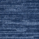 6' Blue Non Skid Indoor Outdoor Runner Rug - Homeroots - Flyclothing LLC