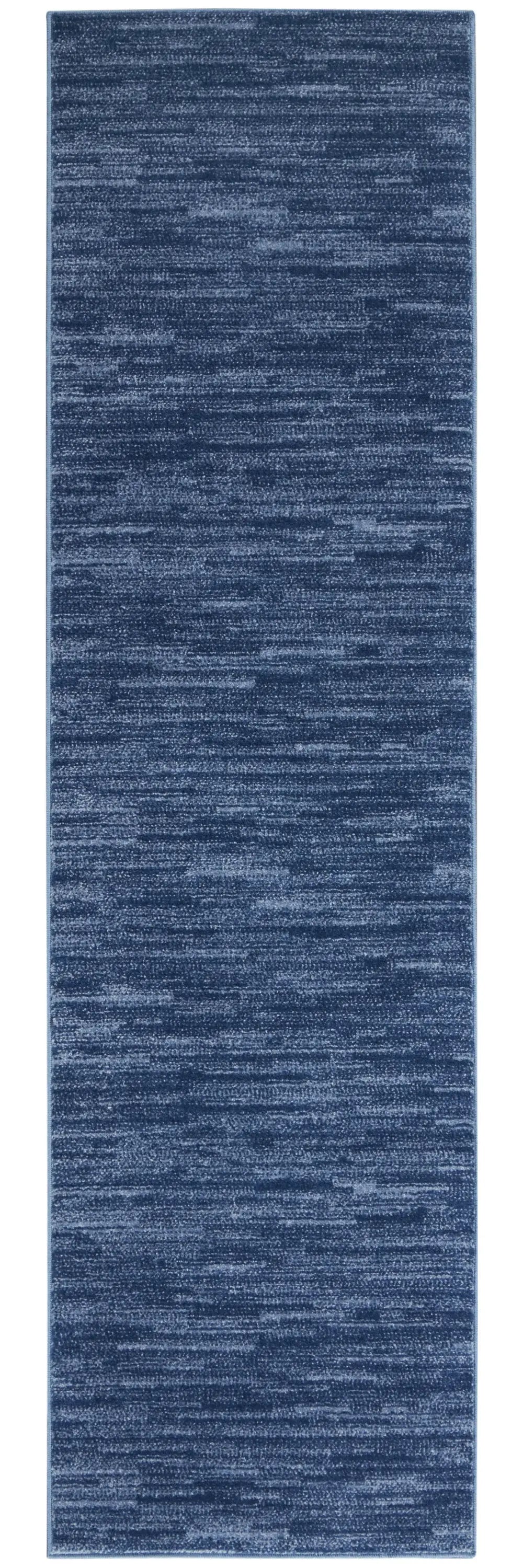 6' Blue Non Skid Indoor Outdoor Runner Rug - Homeroots - Flyclothing LLC