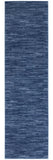 10' Blue Non Skid Indoor Outdoor Runner Rug - Homeroots