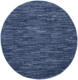 4' Blue Round Non Skid Indoor Outdoor Area Rug - Homeroots - Flyclothing LLC