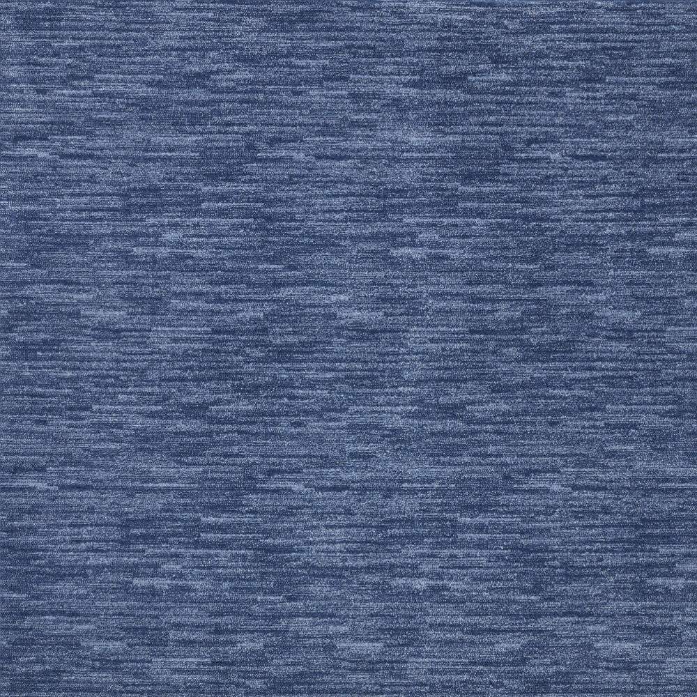 7' Square Blue Stain Resistant Indoor Outdoor Area Rug - Homeroots - Flyclothing LLC