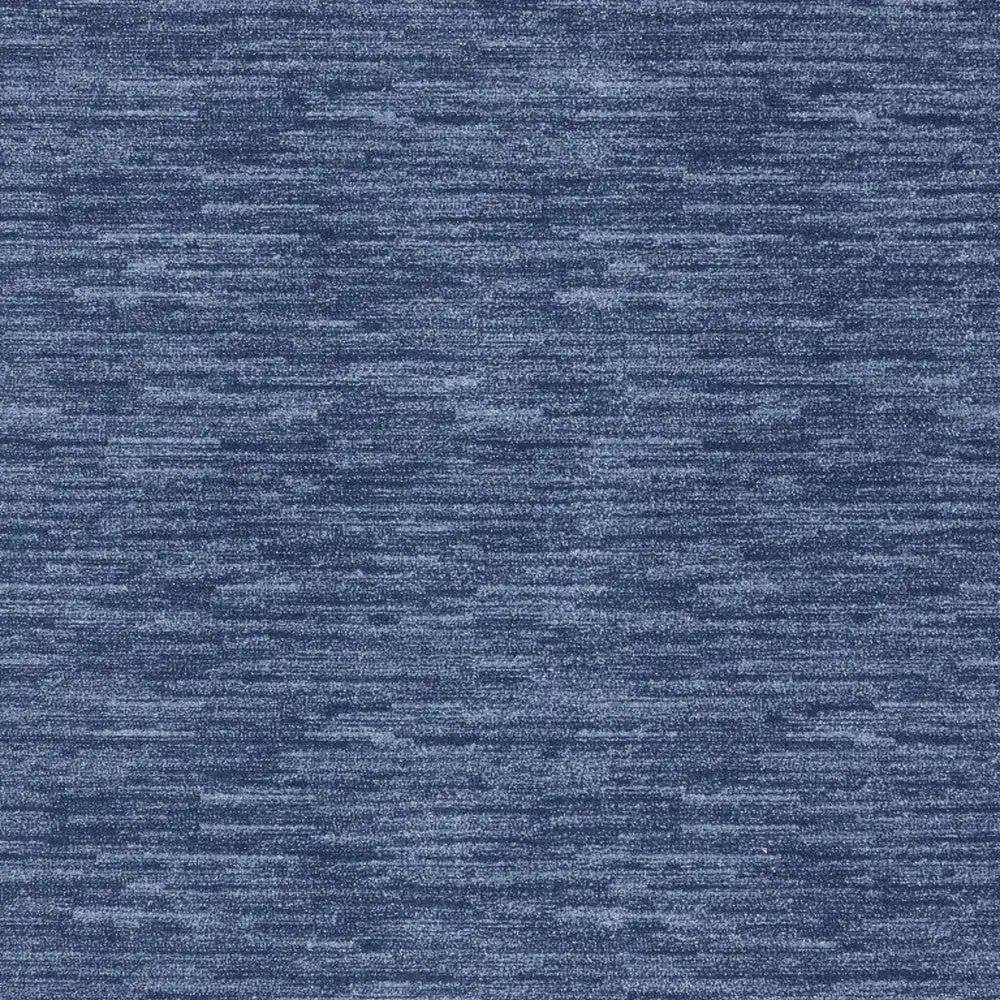 7' Square Blue Stain Resistant Indoor Outdoor Area Rug - Homeroots - Flyclothing LLC