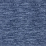 7' Square Blue Stain Resistant Indoor Outdoor Area Rug - Homeroots