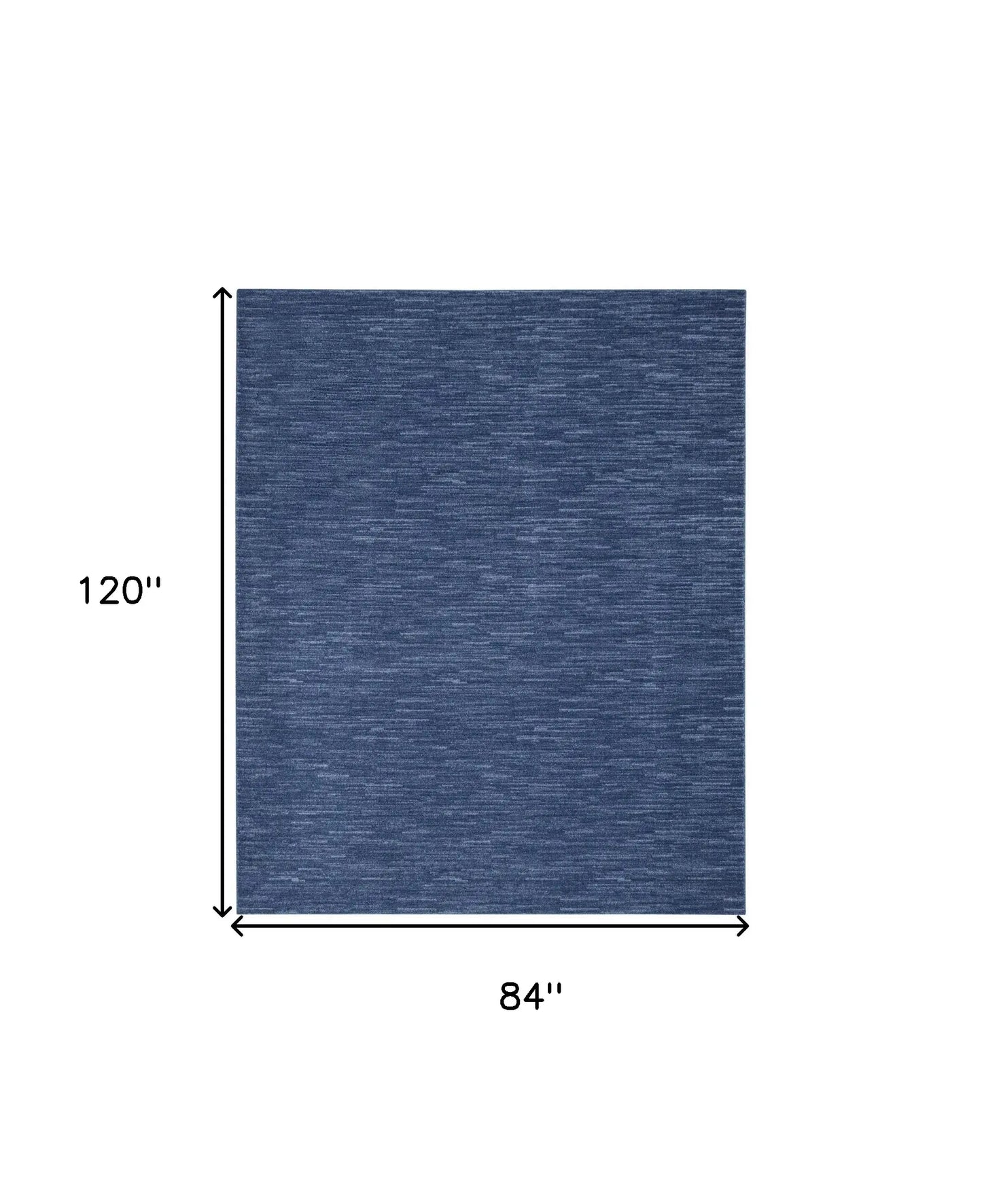 7' X 10' Blue Non Skid Indoor Outdoor Area Rug - Homeroots - Flyclothing LLC