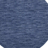 8' Blue Round Non Skid Indoor Outdoor Area Rug - Homeroots - Flyclothing LLC