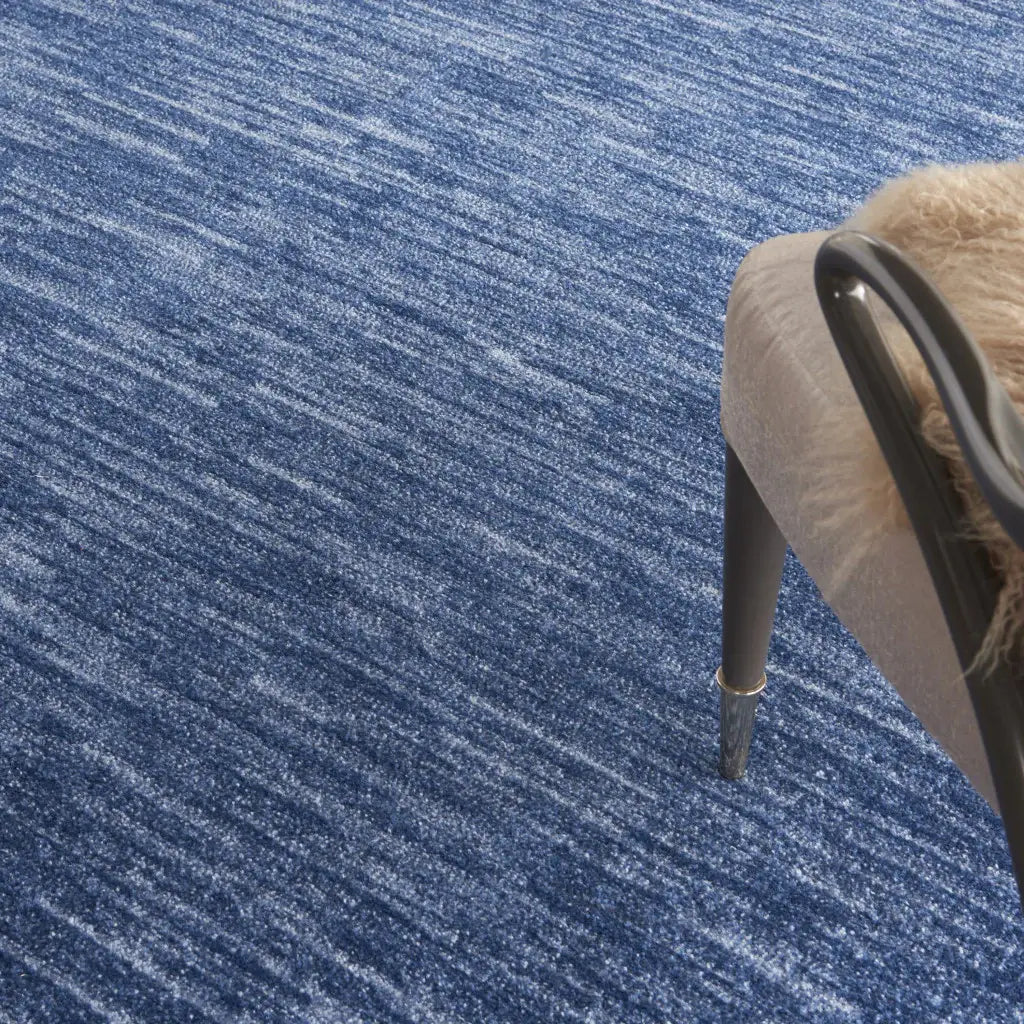 8' X 10' Navy Blue Non Skid Indoor Outdoor Area Rug - Homeroots - Flyclothing LLC