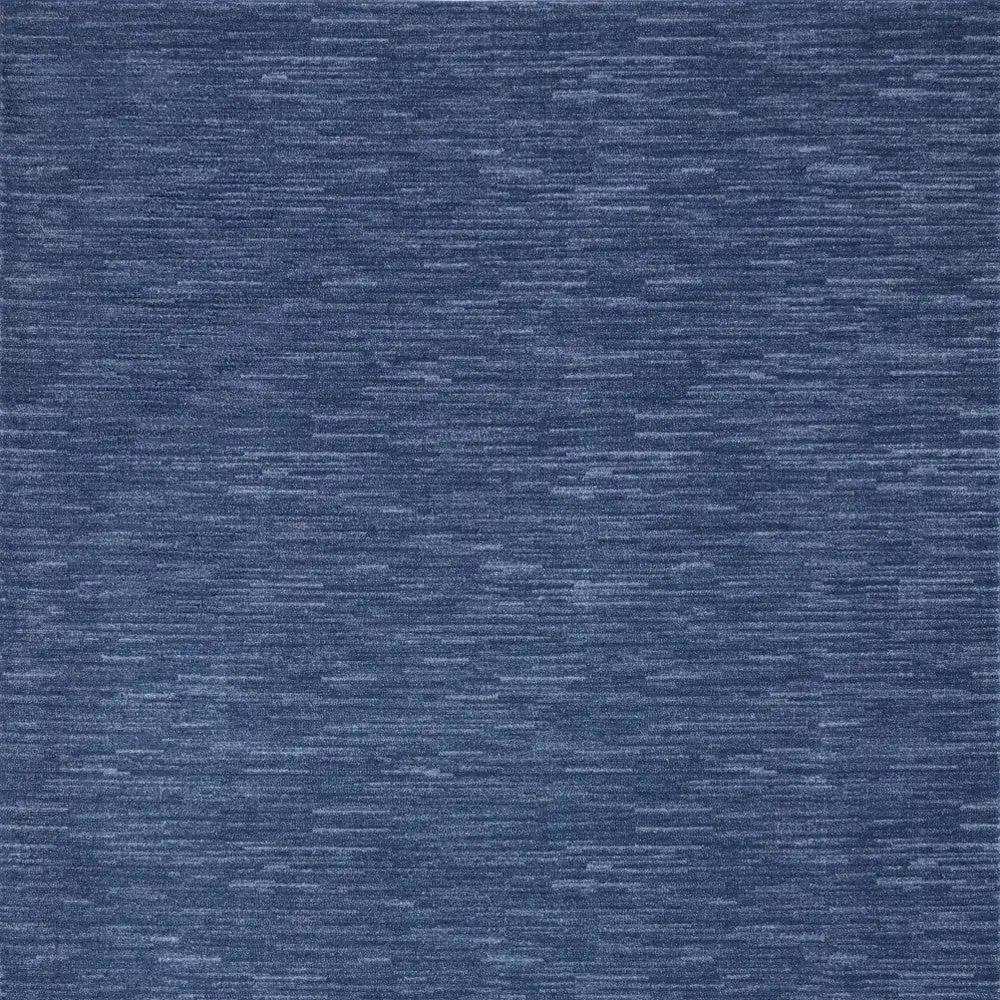 9' X 12' Navy Blue Non Skid Indoor Outdoor Area Rug - Homeroots - Flyclothing LLC