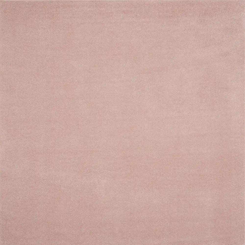 7' X 7' Pink Square Non Skid Indoor Outdoor Area Rug - Homeroots - Flyclothing LLC