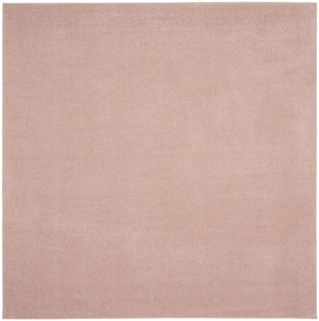 7' X 7' Pink Square Non Skid Indoor Outdoor Area Rug - Homeroots - Flyclothing LLC