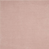 7' X 7' Pink Square Non Skid Indoor Outdoor Area Rug - Homeroots