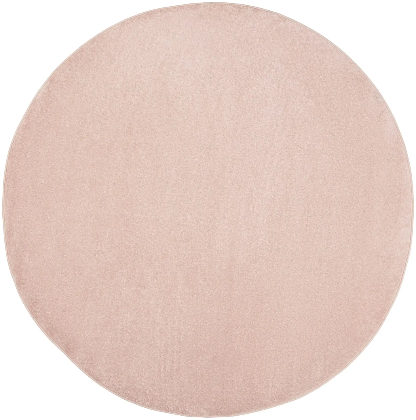 8' X 8' Pink Round Non Skid Indoor Outdoor Area Rug - Homeroots - Flyclothing LLC
