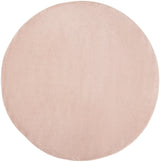 8' X 8' Pink Round Non Skid Indoor Outdoor Area Rug - Homeroots - Flyclothing LLC
