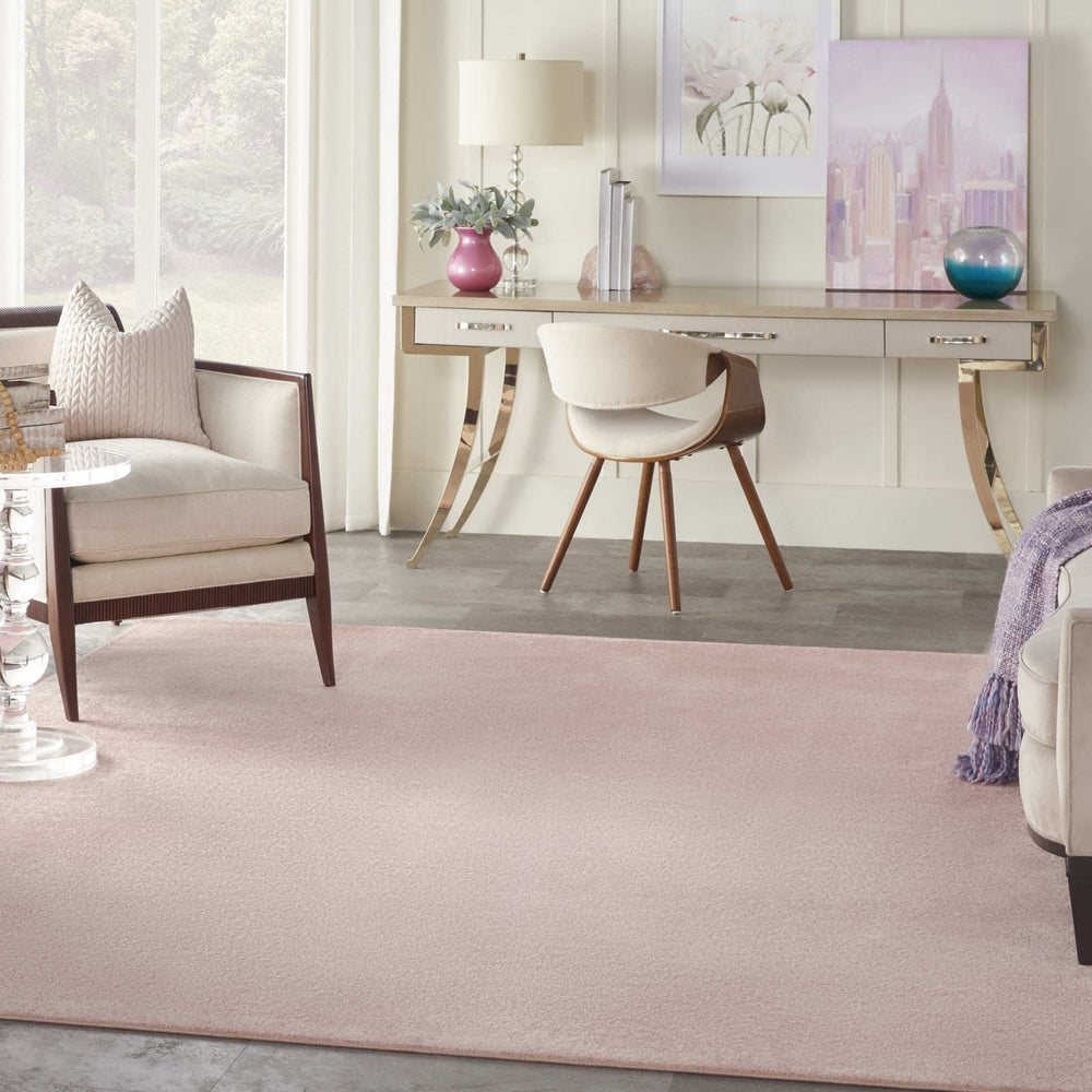 8' X 10' Pink Non Skid Indoor Outdoor Area Rug - Homeroots - Flyclothing LLC