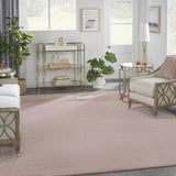 9' X 12' Pink Non Skid Indoor Outdoor Area Rug - Homeroots - Flyclothing LLC