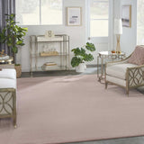 9' X 12' Pink Non Skid Indoor Outdoor Area Rug - Homeroots - Flyclothing LLC