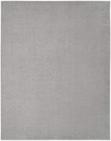 10' X 14' Silver Grey Non Skid Indoor Outdoor Area Rug - Homeroots - Flyclothing LLC