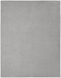 10' X 14' Silver Grey Non Skid Indoor Outdoor Area Rug - Homeroots