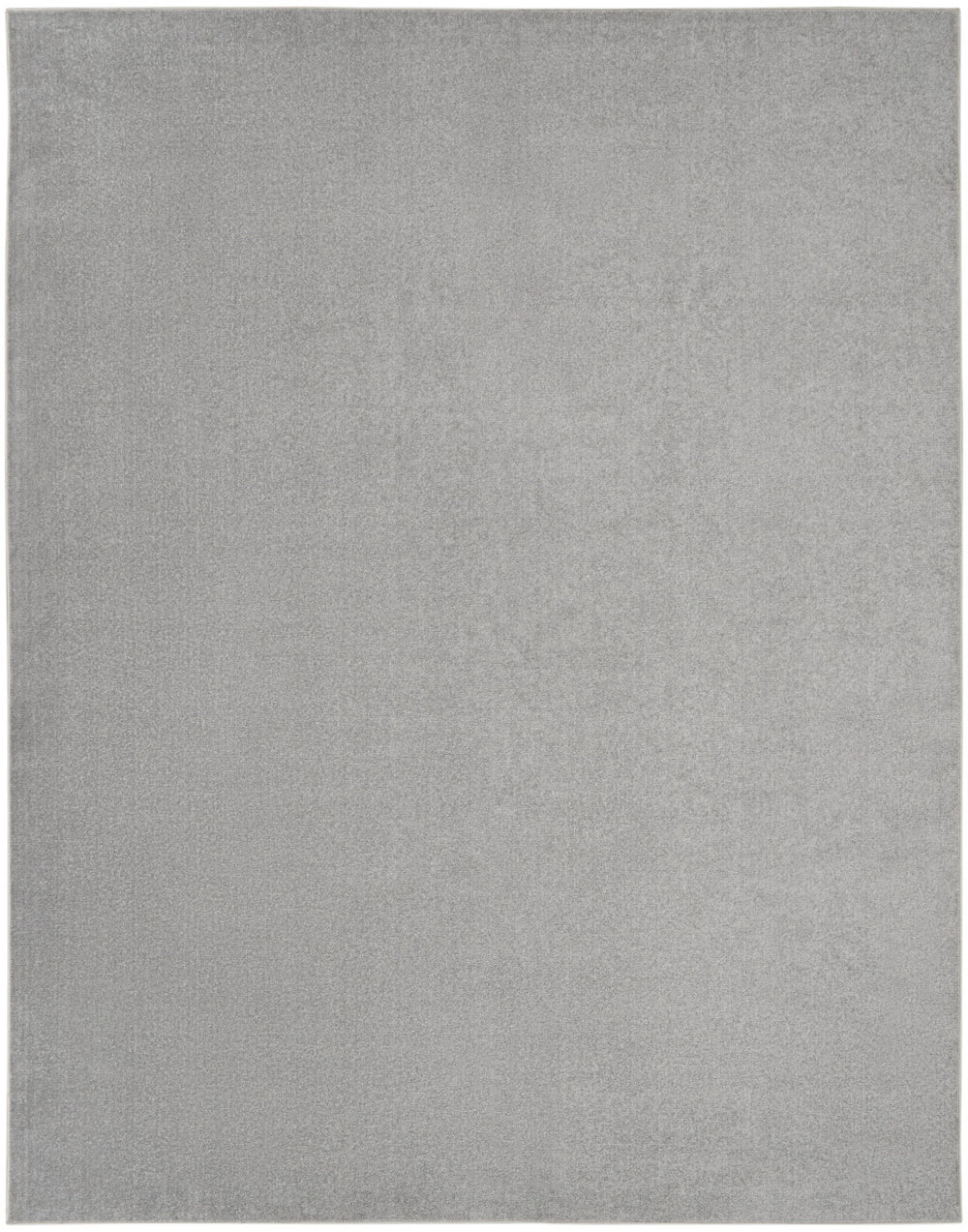 10' X 14' Silver Grey Non Skid Indoor Outdoor Area Rug - Homeroots