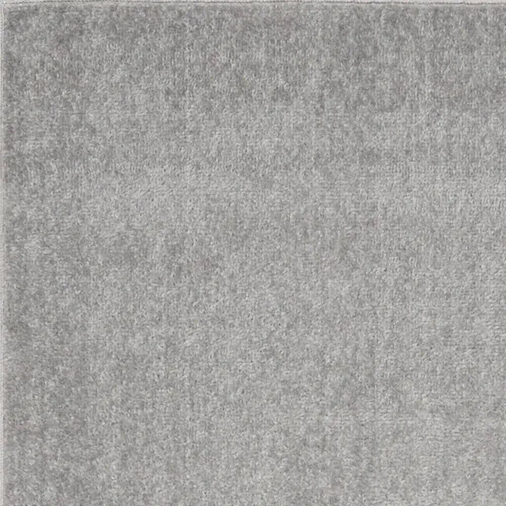 2' X 10' Silver Grey Non Skid Indoor Outdoor Runner Rug - Homeroots - Flyclothing LLC