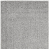 2' X 8' Silver Grey Non Skid Indoor Outdoor Runner Rug - Homeroots