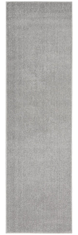 2' X 8' Silver Grey Non Skid Indoor Outdoor Runner Rug - Homeroots - Flyclothing LLC