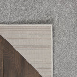 4' X 6' Silver Grey Non Skid Indoor Outdoor Area Rug - Homeroots