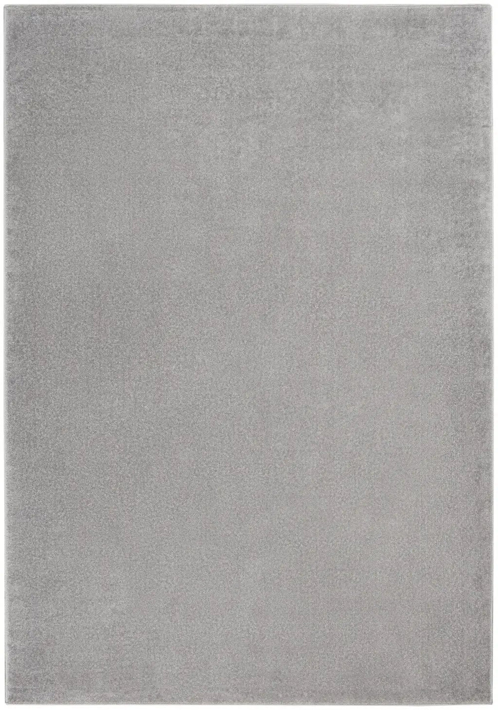 4' X 6' Silver Grey Non Skid Indoor Outdoor Area Rug - Homeroots