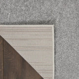5' X 7' Silver Grey Non Skid Indoor Outdoor Area Rug - Homeroots