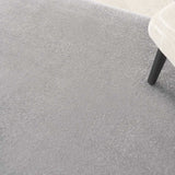 5' X 7' Silver Grey Non Skid Indoor Outdoor Area Rug - Homeroots - Flyclothing LLC