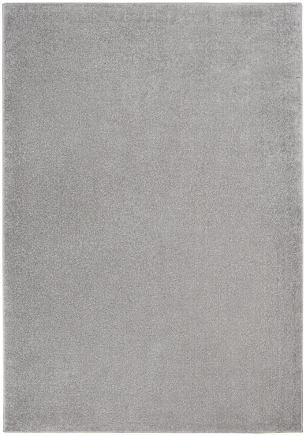 6' X 9' Silver Grey Indoor Outdoor Area Rug - Homeroots