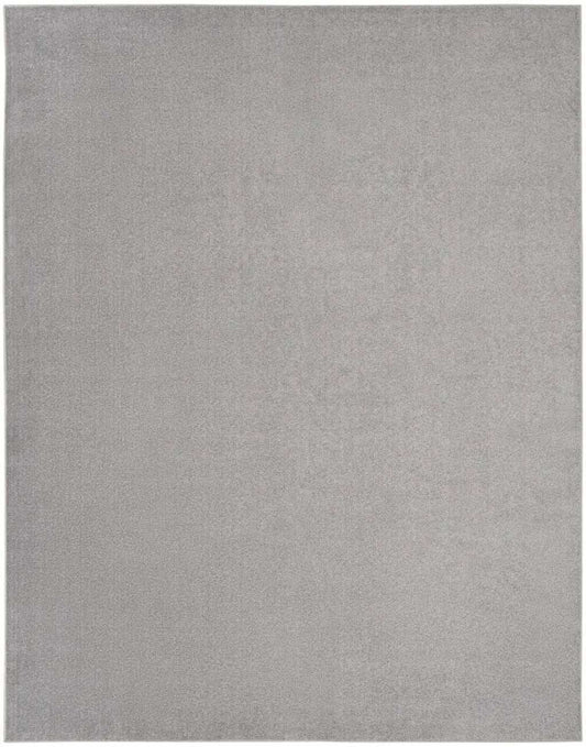 7' X 10' Silver Grey Non Skid Indoor Outdoor Area Rug - Homeroots - Flyclothing LLC