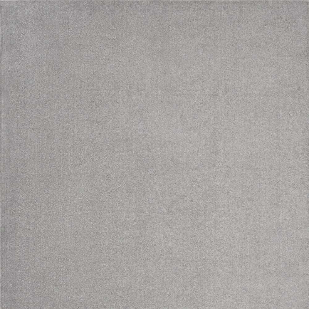 8' X 10' Silver Grey Non Skid Indoor Outdoor Area Rug - Homeroots - Flyclothing LLC