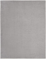 8' X 10' Silver Grey Non Skid Indoor Outdoor Area Rug - Homeroots - Flyclothing LLC