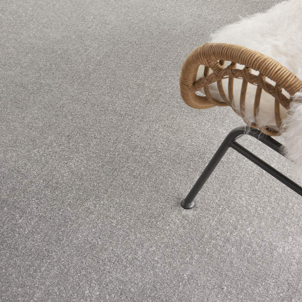 8' X 10' Silver Grey Non Skid Indoor Outdoor Area Rug - Homeroots - Flyclothing LLC