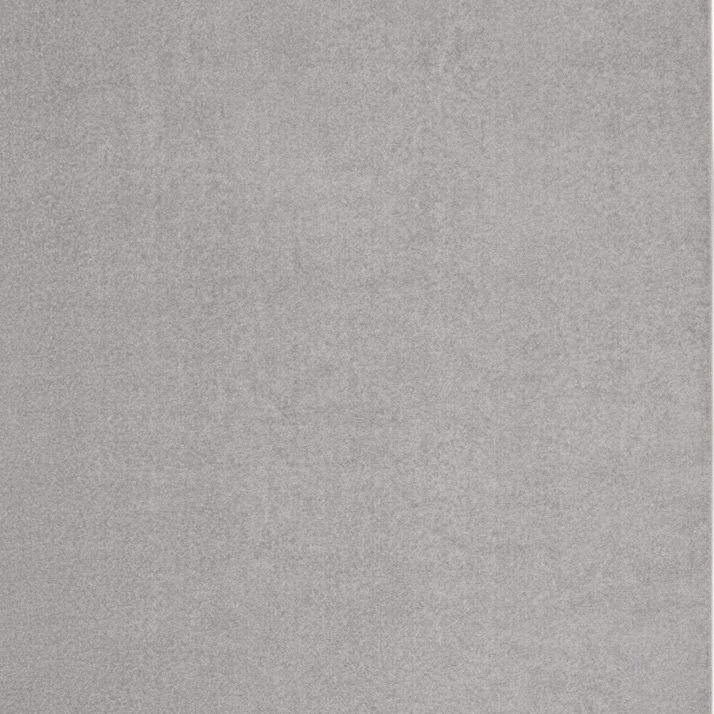 9' X 12' Silver Grey Non Skid Indoor Outdoor Area Rug - Homeroots - Flyclothing LLC