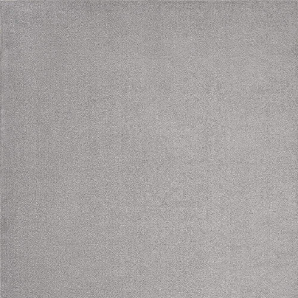 9' X 12' Silver Grey Non Skid Indoor Outdoor Area Rug - Homeroots - Flyclothing LLC