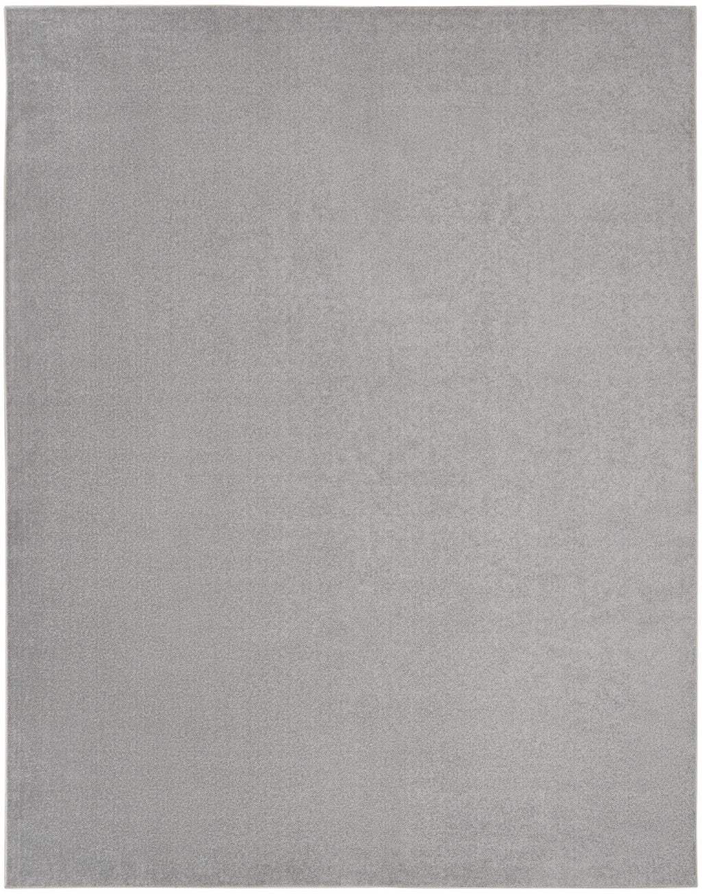 9' X 12' Silver Grey Non Skid Indoor Outdoor Area Rug - Homeroots - Flyclothing LLC