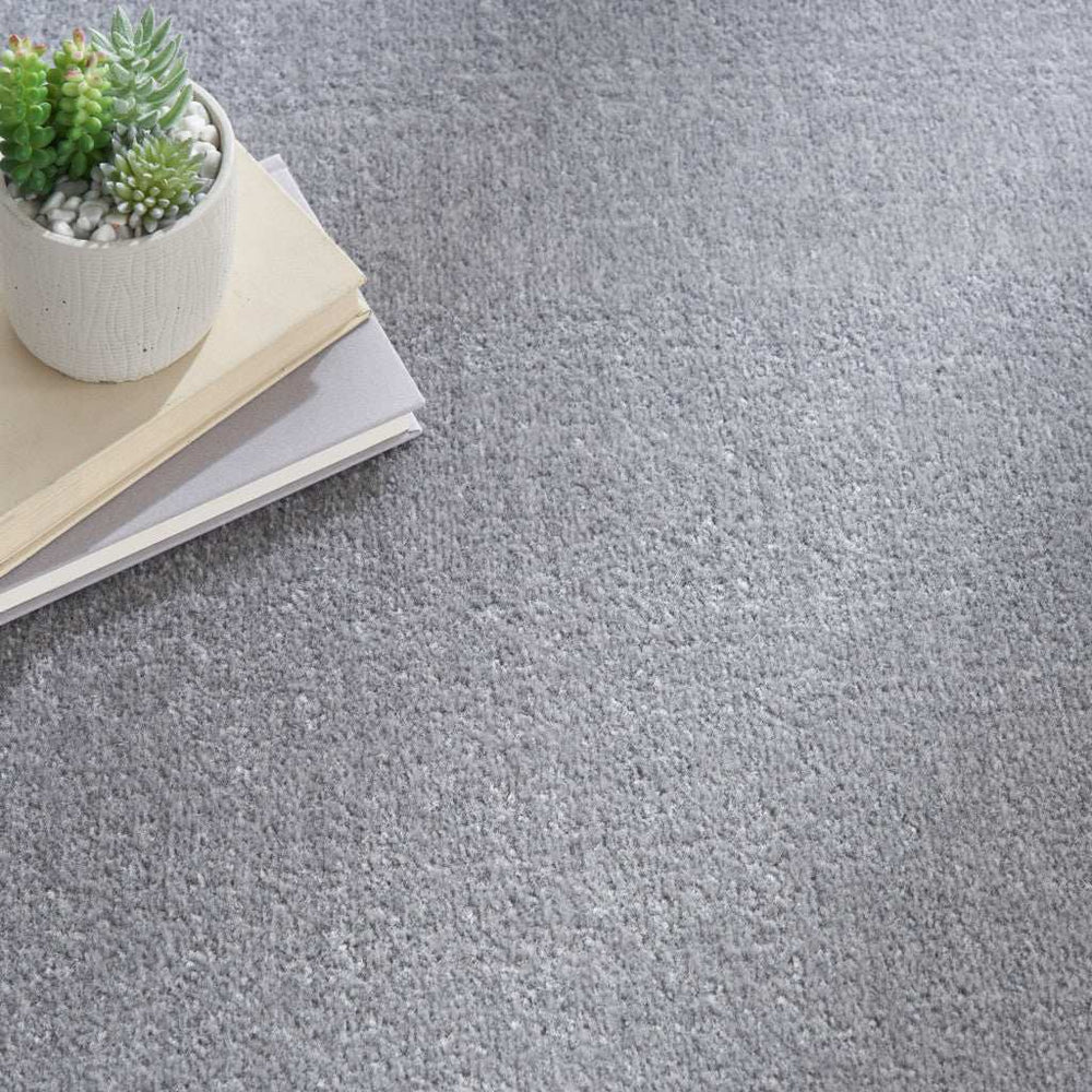 9' X 12' Silver Grey Non Skid Indoor Outdoor Area Rug - Homeroots - Flyclothing LLC