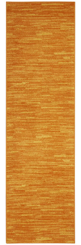 2' X 10' Sunburst Non Skid Indoor Outdoor Runner Rug - Homeroots - Flyclothing LLC