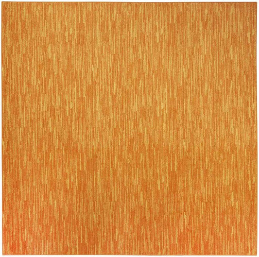 7' X 7' Sunburst Square Non Skid Indoor Outdoor Area Rug - Homeroots - Flyclothing LLC