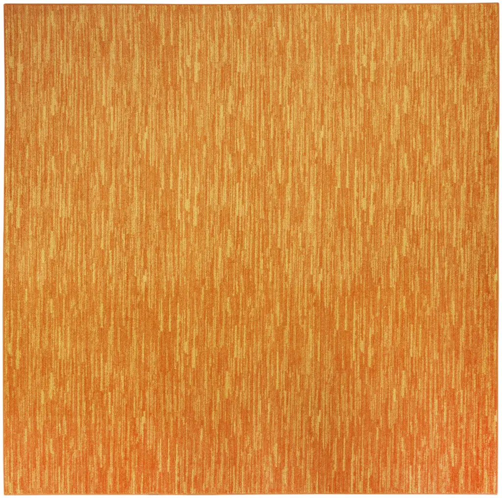 7' X 7' Sunburst Square Non Skid Indoor Outdoor Area Rug - Homeroots - Flyclothing LLC